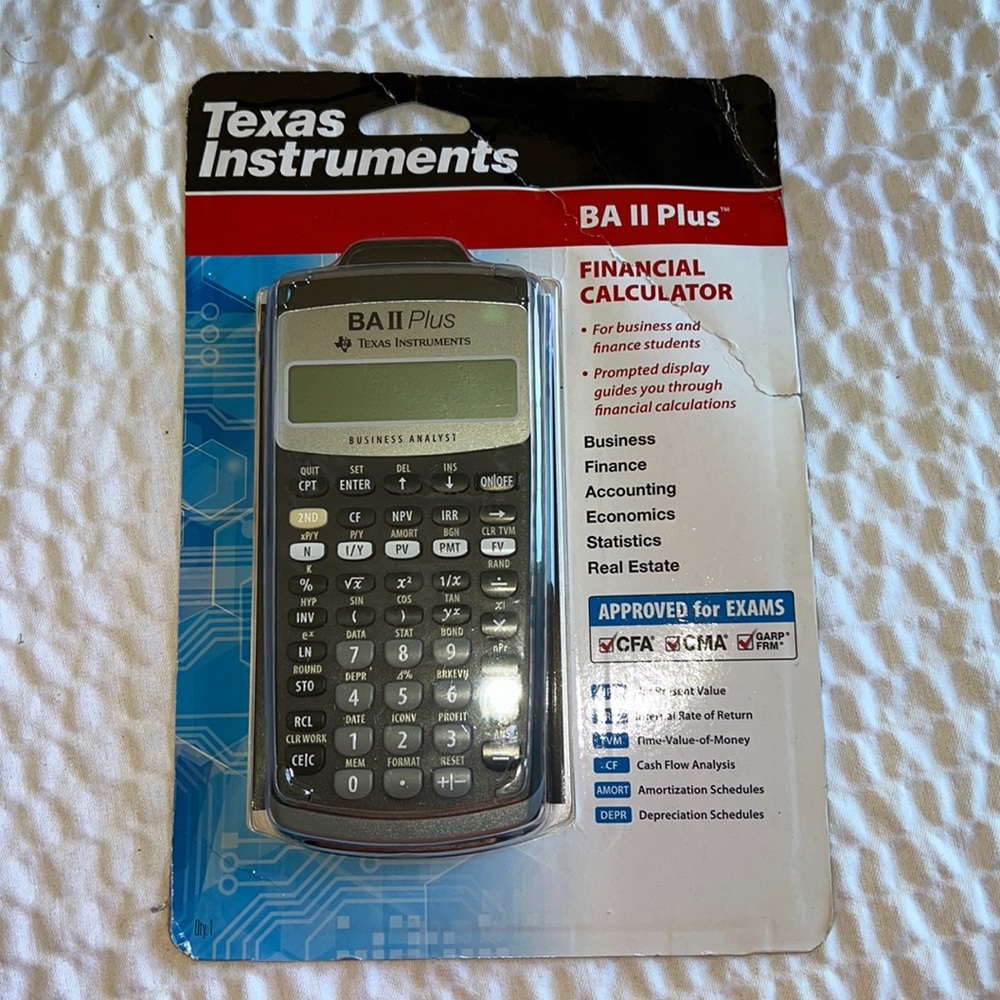 Texas Instruments® BA II Plus Financial Calculator